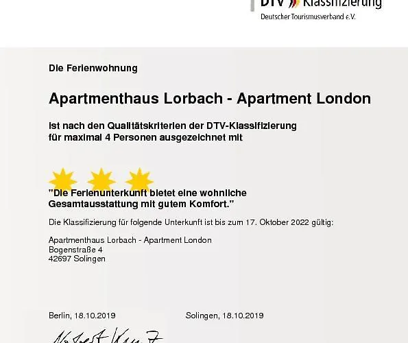 Lejlighed Apartmenthaus Lorbach *